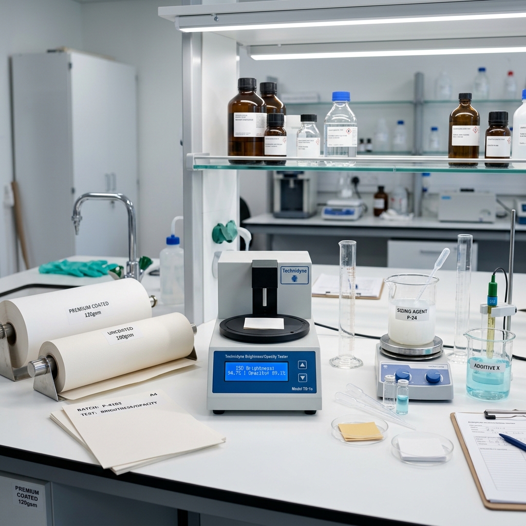 Paper Chemical Testing at Protege Chemicals Laboratory