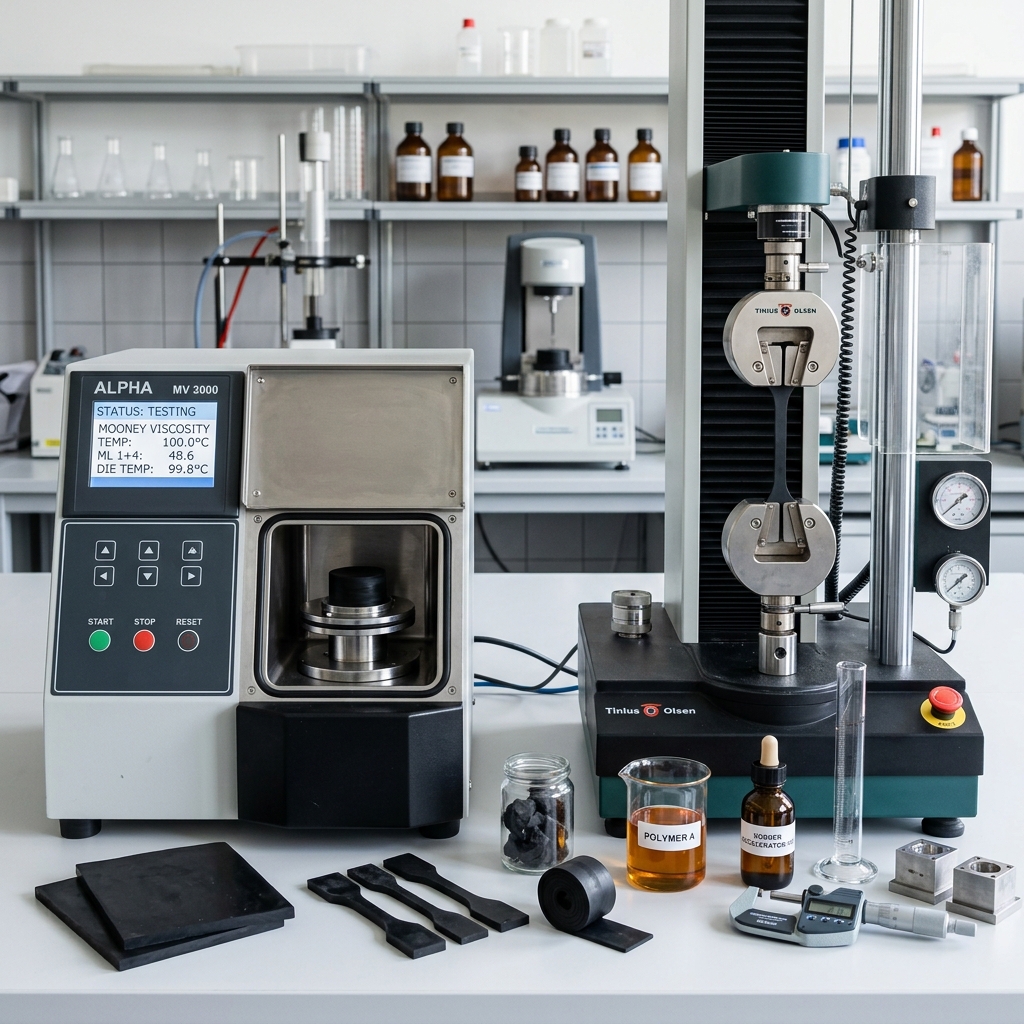 Rubber Chemical Testing at Protege Chemicals Laboratory